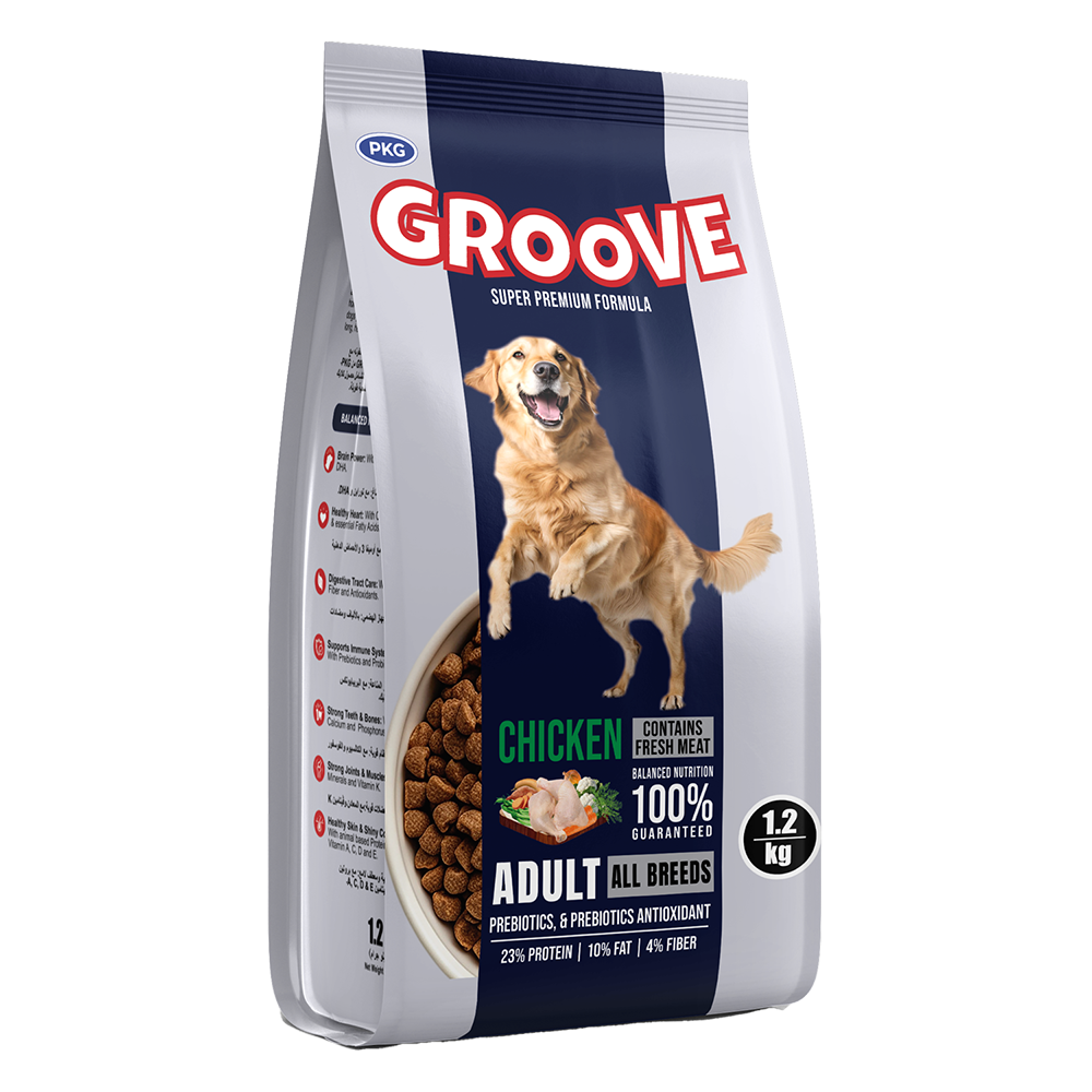 Groove Dog Food - Chicken Flavor - 1.2 KG