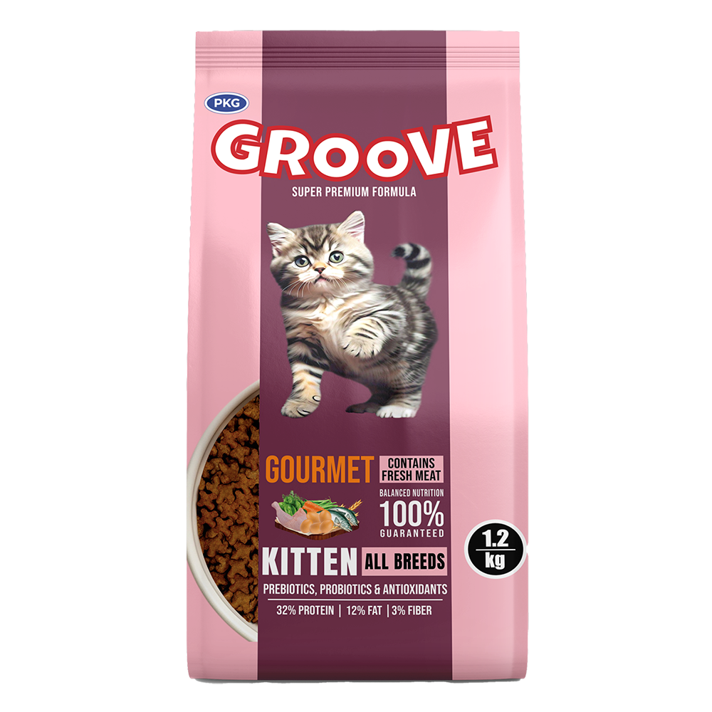 Groove Kitten Food - Gourmet Flavor - 1.2 KG - Image 2